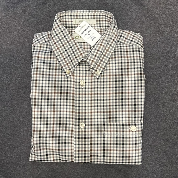 NWT Men’s Orvis plaid button-up. Size M. - Picture 1 of 3